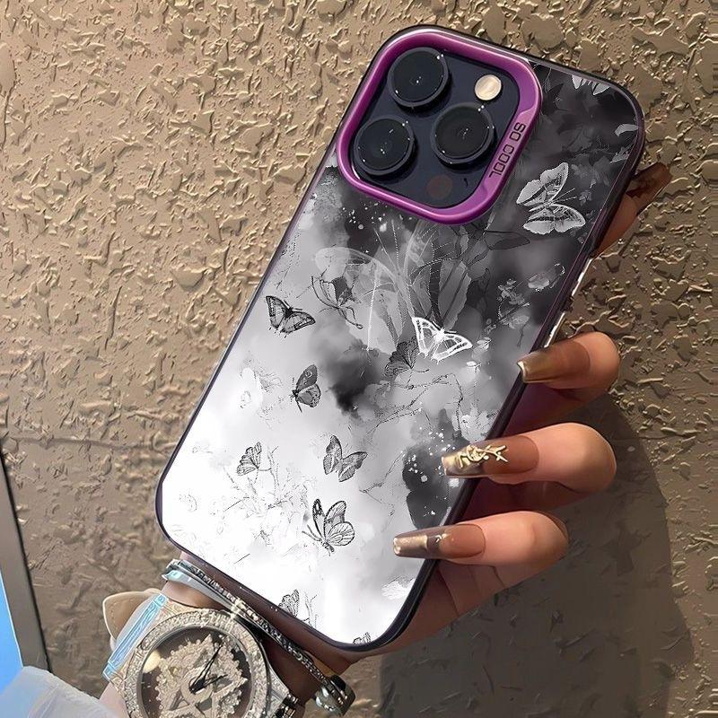 Diablo Butterfly for iPhone15promax mobile phone case Apple 16 matte 13/12/14 anti-drop XS