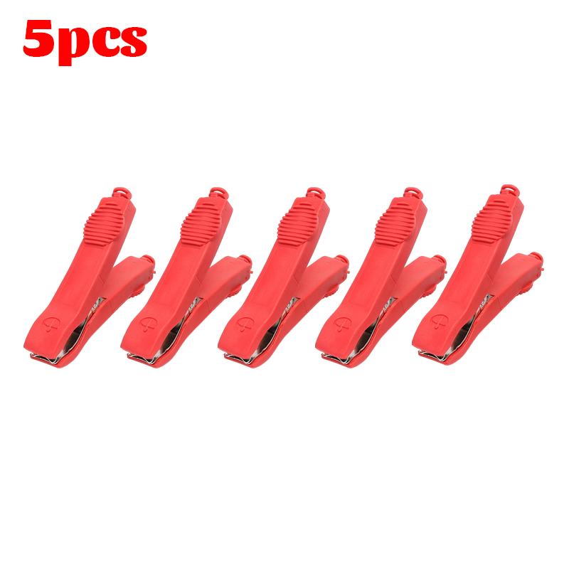 Insulated Alligator Clips Heavy Duty Battery Crocodile Clamp Car Jump Starter Test Lead Cable Electrical Connection Repair Tool