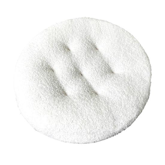 Подушка на сиденье Круглый дизайн Футон Пушистая поверхность из короткого плюша Очень толстая подушка для стула/пола Противоскользящий дизайн Однотонная подушка для стула