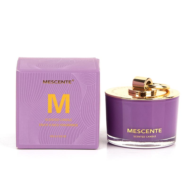 Mescente Christmas in Bulk Vessel Candle Custom Jar Luxury Scented Candle With Lid and Box