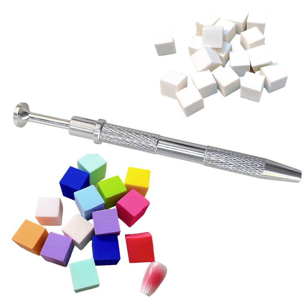Sponge Gripper Stamper Gradient Nail Art Tool Achieve Beautiful Color Fades with Ease for Salon or Home Use