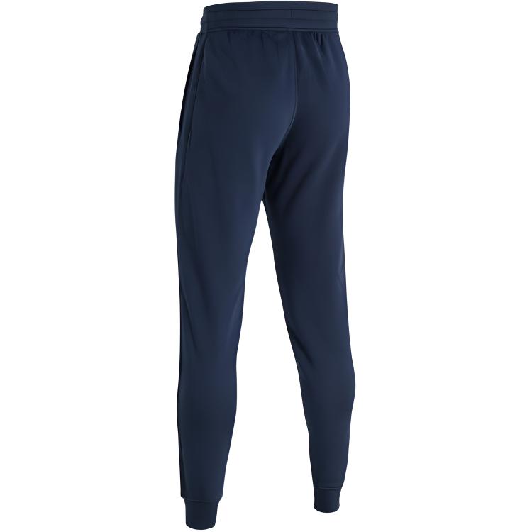 Under Armour FW22 Однотонные джоггеры с логотипом и шнурком, мужские брюки Academy-Blue 1366727-408