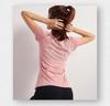Women's Quick-Dry Mesh Yoga T-Shirt - Slimming, Breathable Summer Fitness Wear