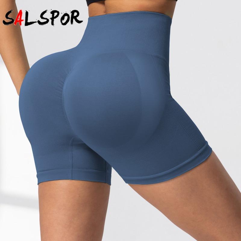 Summer Women's Fitness Yoga Shorts High Waist Sports Gym Shorts Push Up Casual Shorts