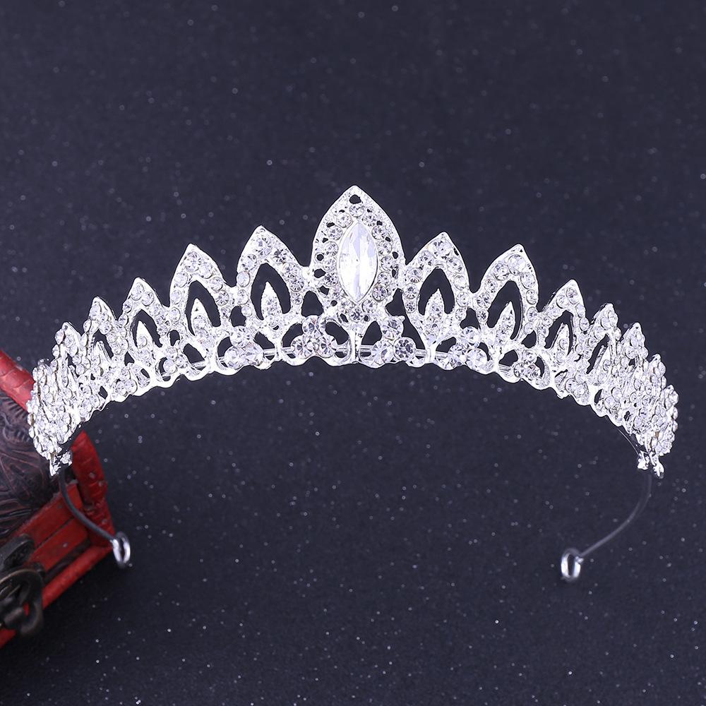 Bridal Crown Fashion Wedding Accessories Alloy Rhinestones Crown Headband Bridal Wedding Headwear Hair Accessories
