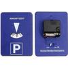Blue Zone Automatic Parking Disc with Clock Brand Dics