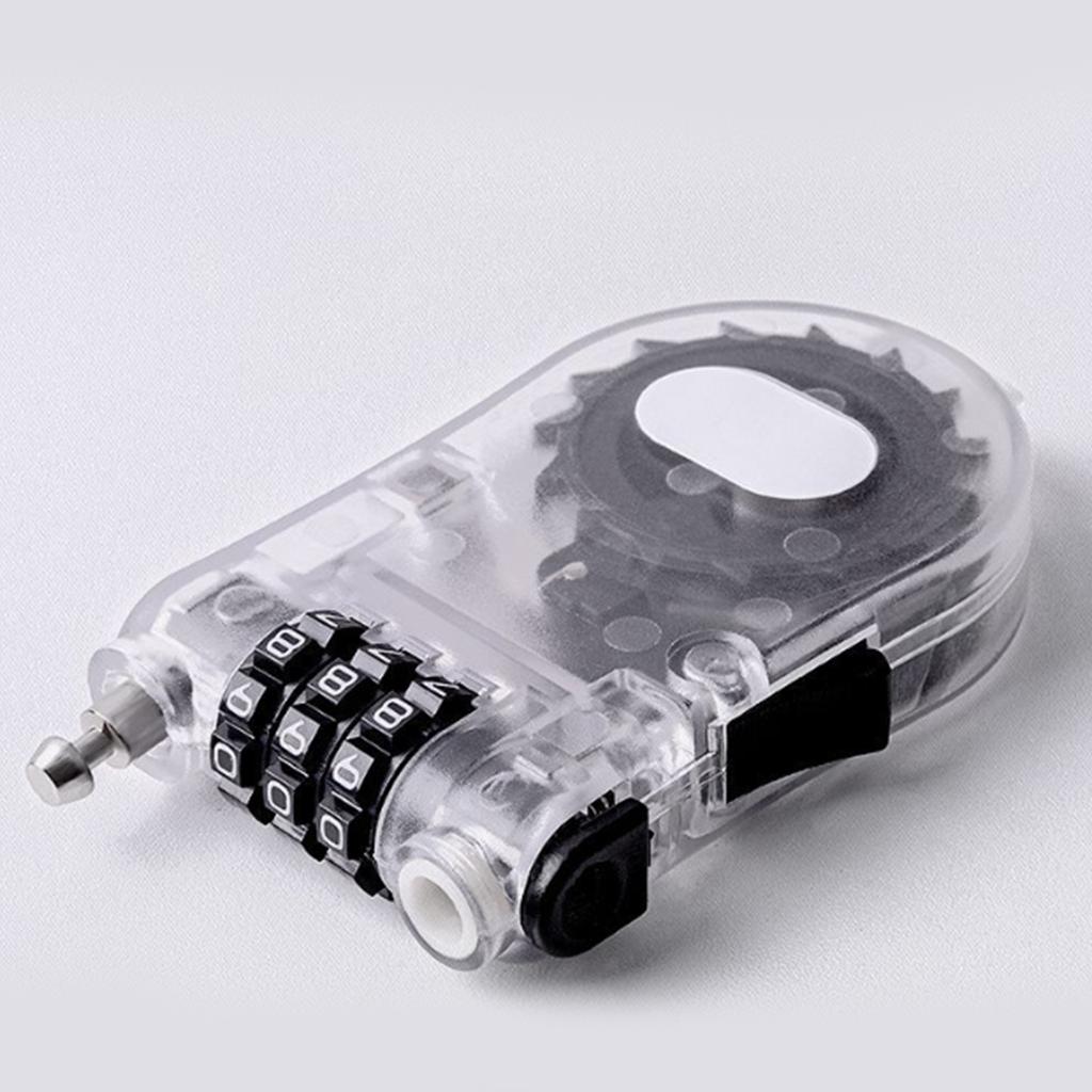 Motorcycle Helmets Combination Password Lock Cable Padlock Cable Lock for Cycling Helmets Backpacks Luggage Security