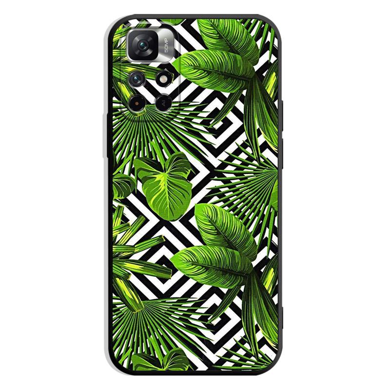 Retro Flower Leaf Phone Case For iPhone Samsung Galaxy Redmi Xiaomi Note S A 7 8 9 10 11 12 13 14 15 16 20 21 22 23 53 54 Pro Max Plus Ultra TPU Soft