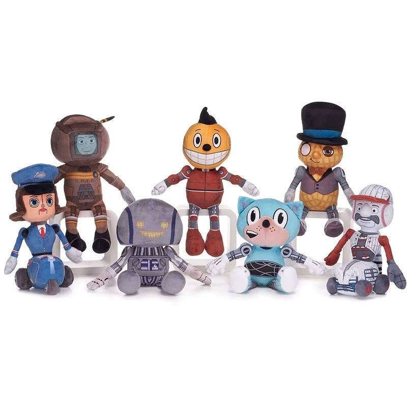 Плюшевые игрушки The Electric State Мультяшная набивная подушка Плюшевые фигурки The Electric State для комнаты фанатов Декор Подарки на день рождения Игрушки