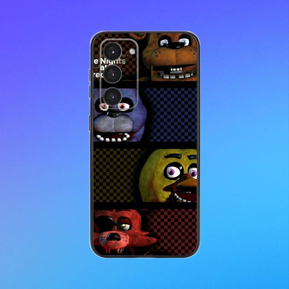 Чехол для телефона Five-Nights-At-Freddys F-Fnaf Для Samsung Galaxy A73,A72,A71,A70,A53,A52,A51,Других Мягкий Черный Чехол