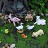 «Микроландшафтные украшения с животными»: Свиньи, овцы, собаки, утки, ежи, улитки - украшения для сада и суккулентов"