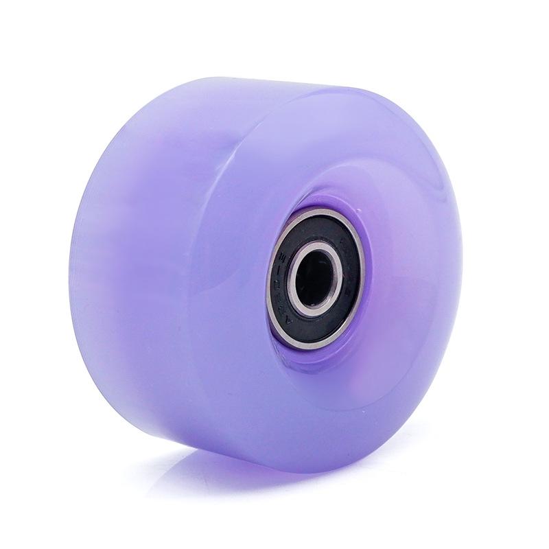 В наличии Двухрядные роликовые коньки с полиуретановыми колесами – Несветящиеся четырехколесные коньки