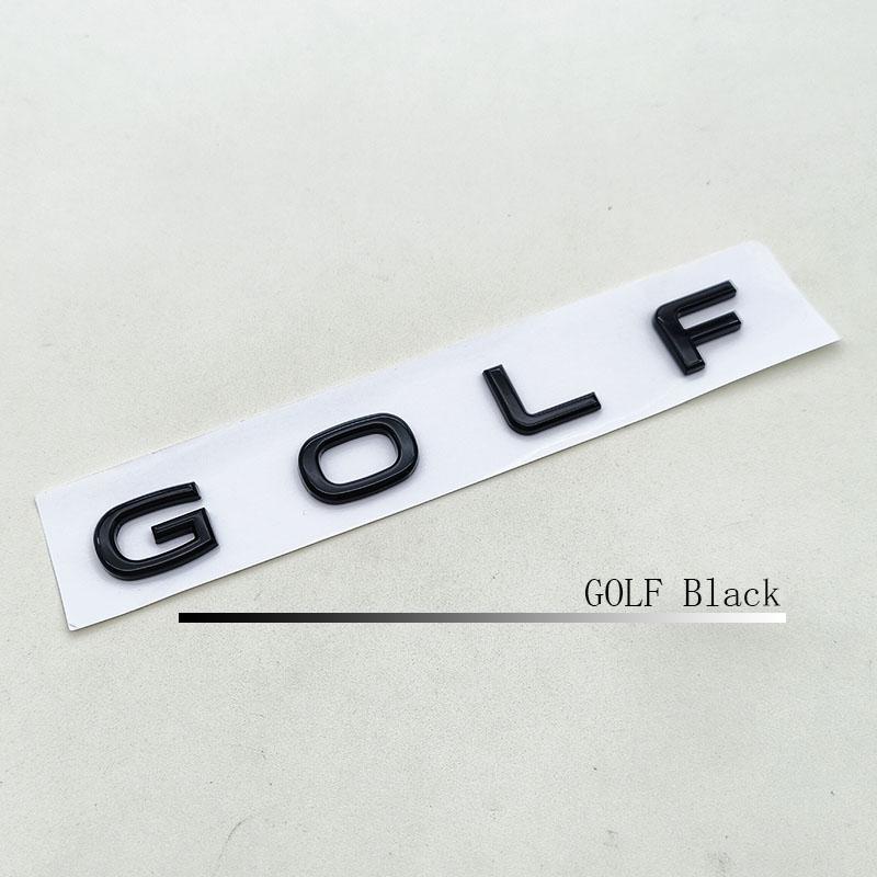 Новый 3D ABS Хром Черный Логотип Эмблема Буквы Значок Наклейка на Заднюю Крышку Багажника Автомобиля Для Golf MK7 MK7.5 MK8 Аксессуары для Автостайлинга