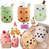 Boba Fruit Bubble Tea All Series Cartoon Plush Toy Stuffed Animals Cute Food Milk Tea Soft Toys Room Decor Pillow Gifts