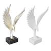 Resin Eagle Figurine Home Decor Abstract Eagle Wing Statue Sculpture Ornament Crafts Office Desk Dec