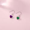 Love Pendant Ear Hook Laser Love Temperament Earrings Sweet and Cool New Style