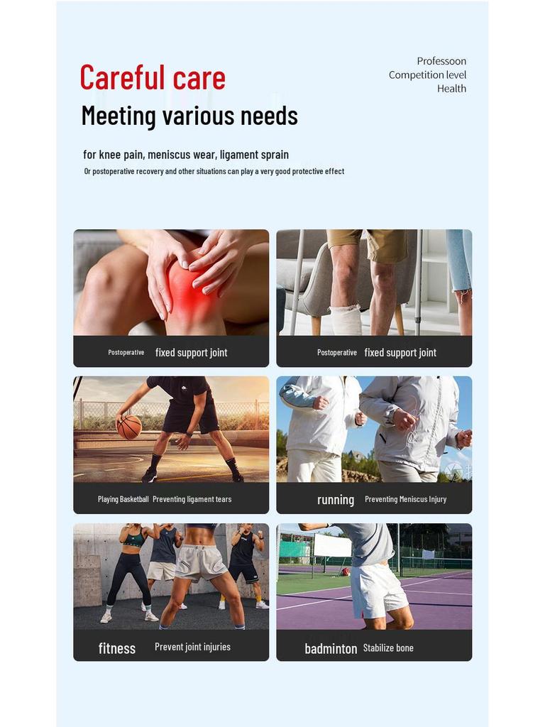 Unisex Cross-Border Sports Knee Pads: Non-Slip Silicone Joint Sleeves for Running, Basketball, and Mountaineering with Shock Absorption.