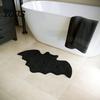 Противоскользящий коврик для ванной Паутина, Коврик для ванной, Хэллоуин Готский ковер, Нескользящий коврик Черная летучая мышь для прихожей Спальни Внутренний декор Культовая тема