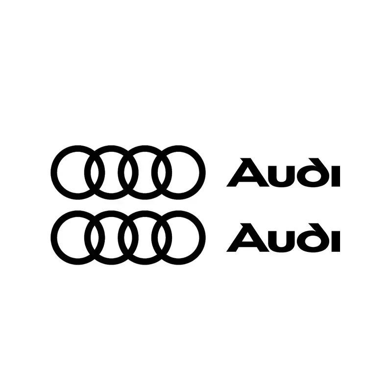 2pcs Car Sticker Both Side Body Auto Vinyl Film Stylish Personalized Decals For For qaz23 A3 A4 A5 A6 Q7 RS3 RS4 Car Accessories