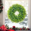 35/40/45/50/55СМ Искусственный Самшитовый Венок Для Дома/Улицы Подвесной Настенный Декор На Входную Дверь Искусственная Зелень