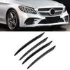 Декоративная накладка на переднюю вентиляционную решетку Для 2015- Mercedes-Benz C-Class стиль карбонового волокна