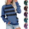 Womens Long Sleeve Sweatshirt Casual Crewneck Cute Pullover Tops Printing Lightweight Sweatshirt With Pocket