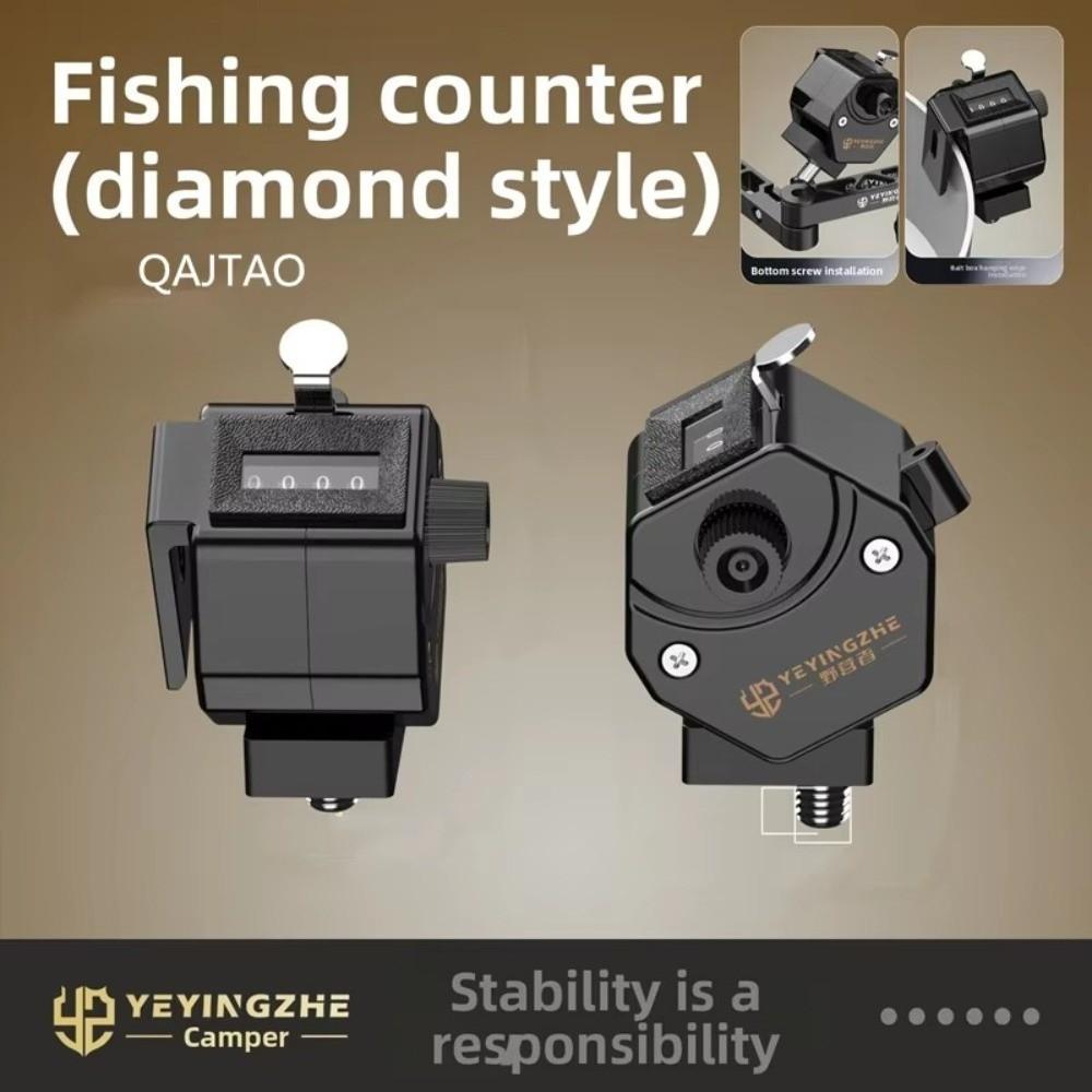 Manual Operation Bait Box Counter Side Hanging Design Manual Mechanical Counter For Fishing