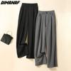 2023 Большие размеры летние длинные брюки женские брюки свободные прямые большие размеры повседневные женские базовые брюки широкие брюки 4XL