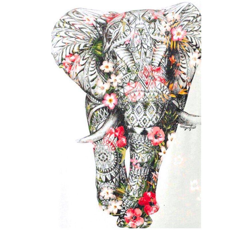 5D Diamond Painting Kit Peacock Elephant Animal Mosaic DIY Dandelion Diamond Embroidery Rhinestone Home Decoration
