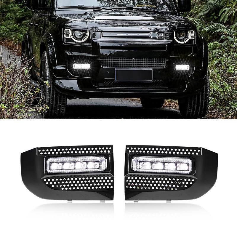 LED Fog Light Upgrade for 2020-2025 Land Rover Defender - Golden Eye Lens, Low Profile