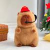 New Creative Single Capybara Doll Customer Service Tutu Kapibala Plush Toy 25cm Doll for Claw Machine