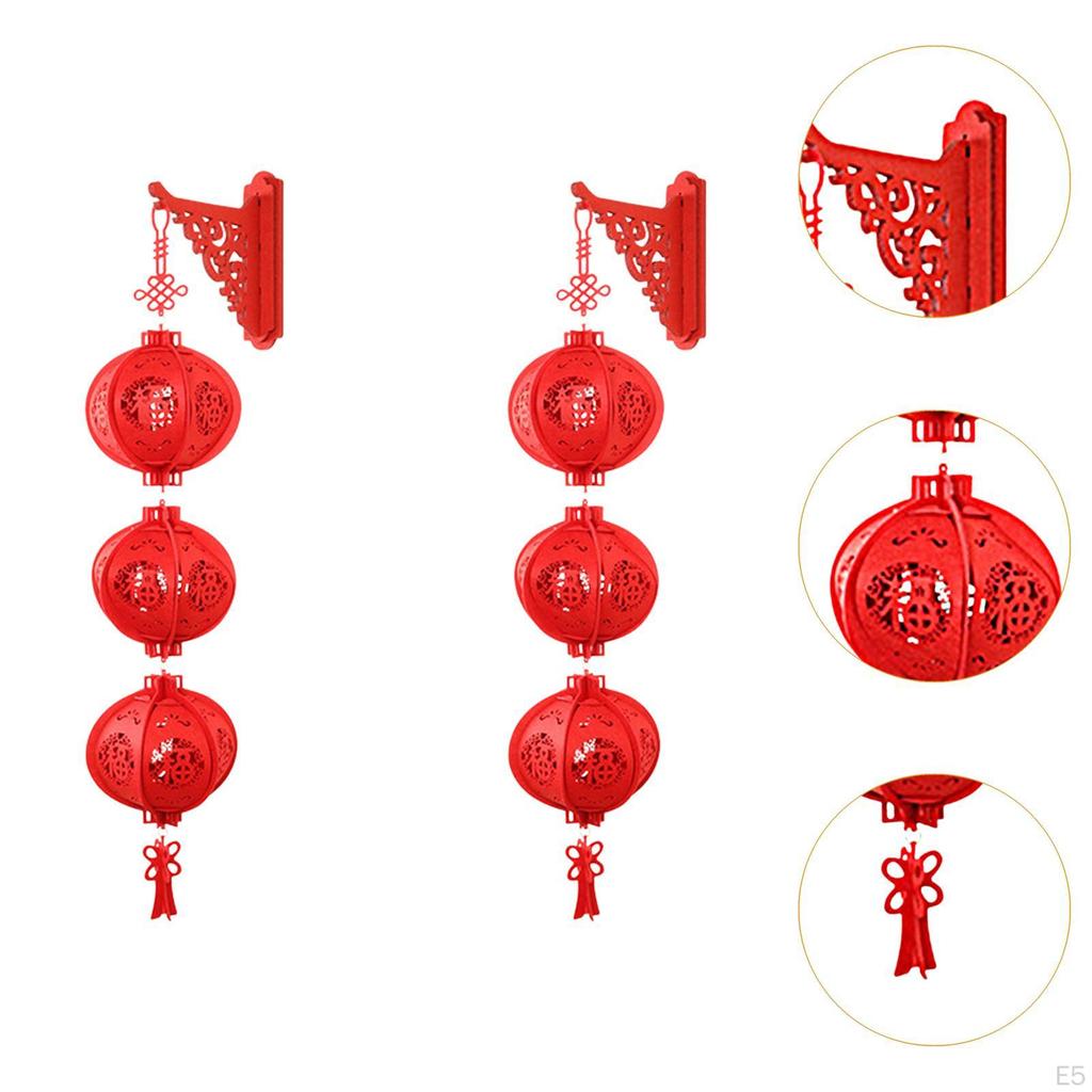 2 шт. Китайский фонарь Год декора Змея Подвесной для весны