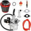 PZ19 Carburetor Air filter Kit for 70cc 110cc 125cc Dirt Bikes Pit Bike Monkey Scooter ATV Quad Go Karts 22mm Carb Fits for CRF SSR Sunl Taotao Pit