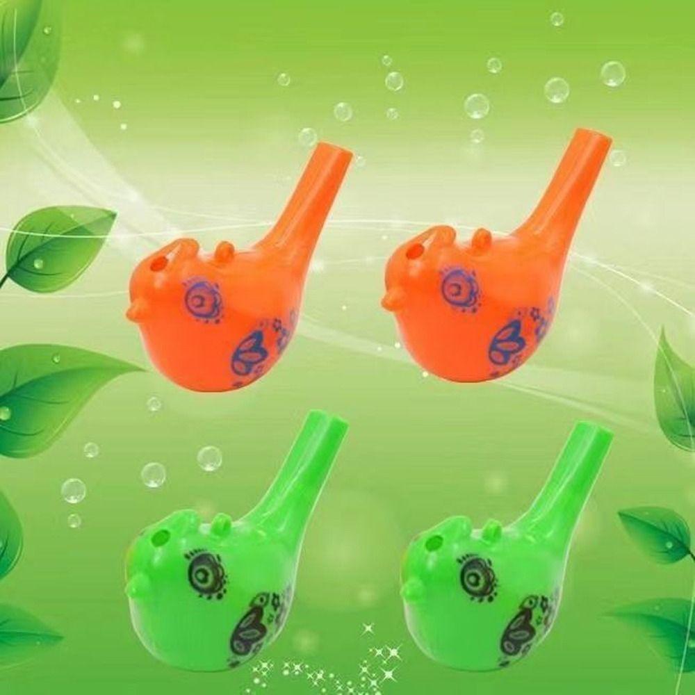 5PCS Drawing Water Bird Whistle Colored Musical Toy Party Whistles For Girls Boys