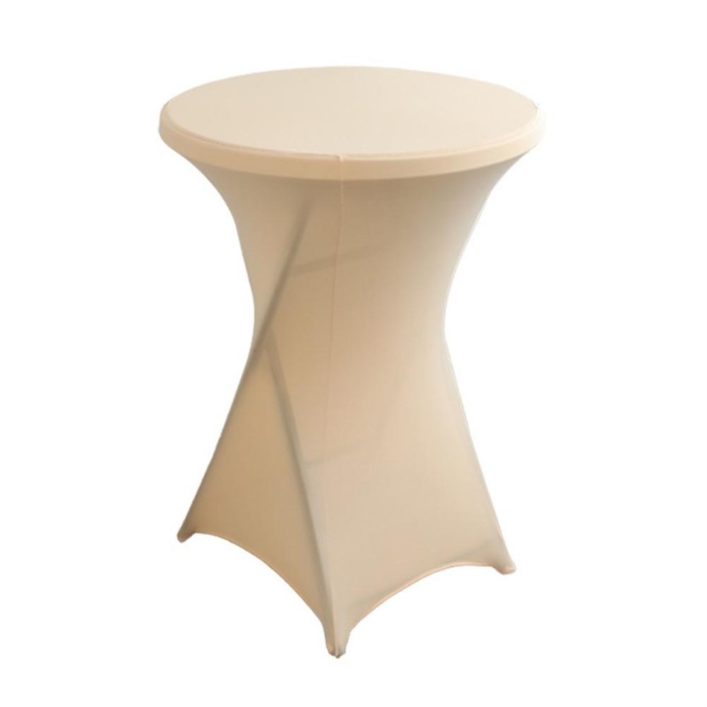 Высота 110см. Скатерть эластичная круглая. Диаметр 80см.