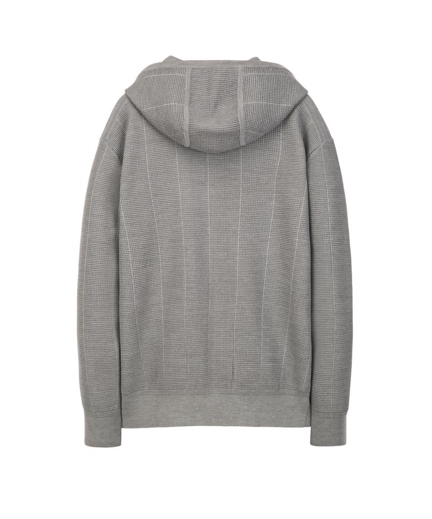 Jillstuart Newyork Men Knit Hooded Zip-Up Cardigan - Gray (Jnsw6A101G2)