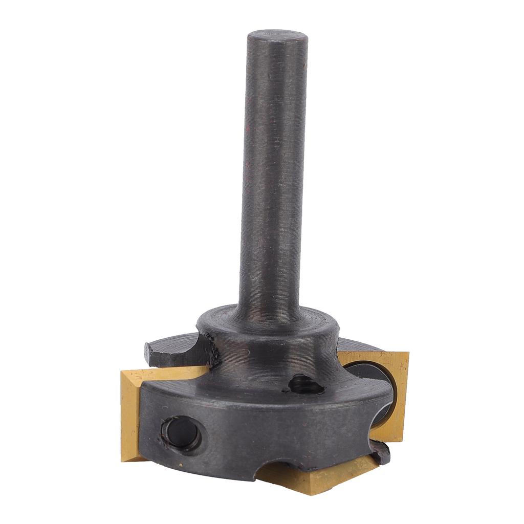 Фреза для выравнивания плит хвостовик 1/4 дюйма диаметр реза 1 дюйм покрытие ATS 2+2 зуба твердосплавная вставка ЧПУ фрезерование поверхности