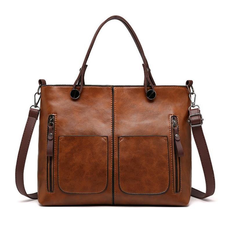 Retro Handbag Bag Classic Versatile Shoulder Messenger Bag Cross-border Large-capacity Women's Bag