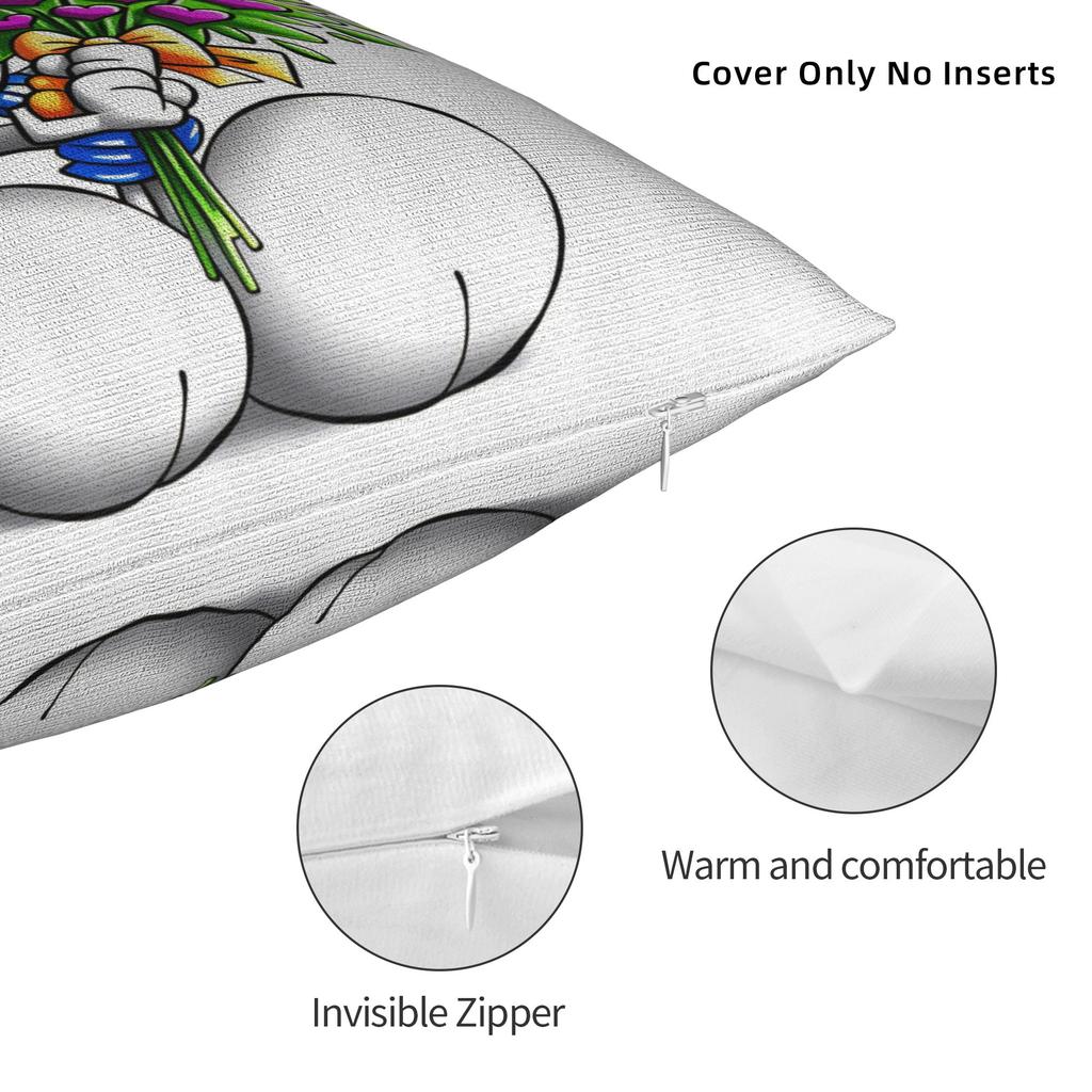 Pillow Cover Diddl Birthday Gift Cute Funny Pillow Case For Sofa Bedroom Home Decor Pillowcases