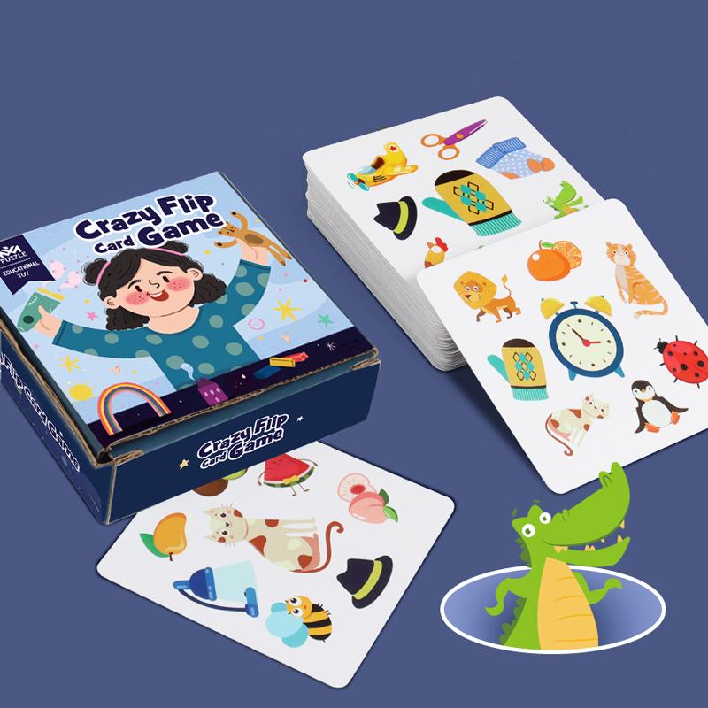 Детская настольная игра Bump Card Game Тренировка памяти Matching Card Game Когнитивное просвещение Концентрация Образование Игрушка
