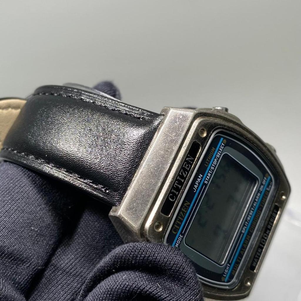 Used Working New Battery Citizen Digital Men's Quartz S000578