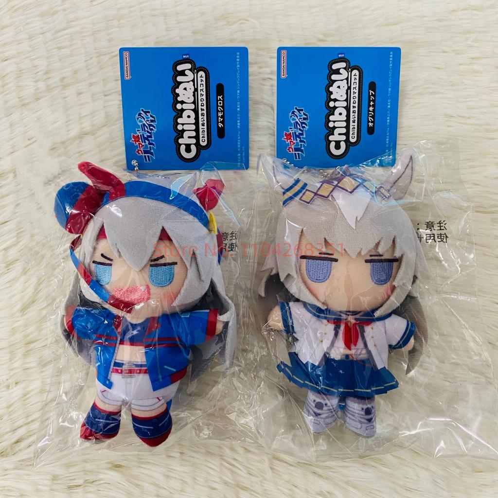 BANDAI Uma Musume Огури Кап Тамамо Кросс 10см Мультяшная Аниме Фигурка Милая Модель Плюшевая Кукла Подвеска Коллекционная Игрушка Подарок