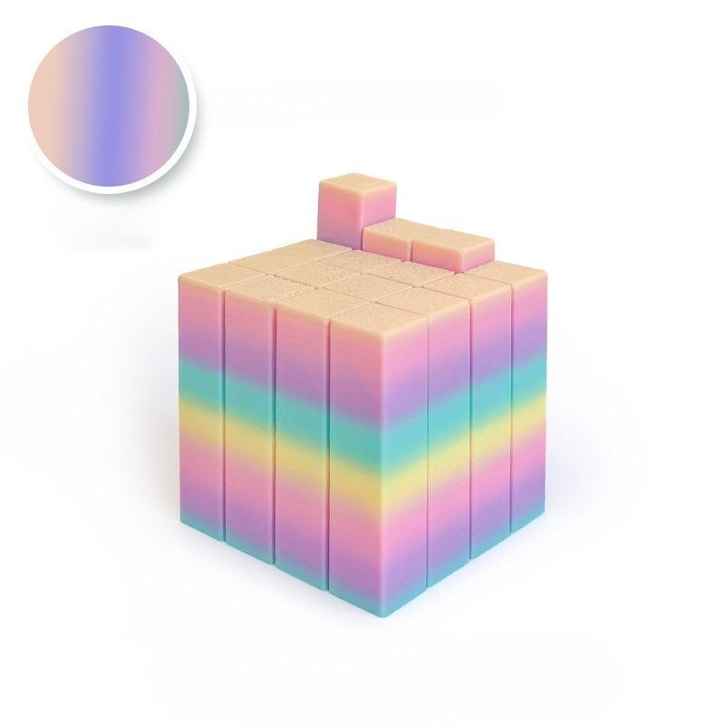 3D-печатный растягивающийся кубик Рубика Невероятный квадратный куб бесконечности Игрушка-антистресс для снятия стресса и тревожности СДВГ Игрушка для декомпрессии
