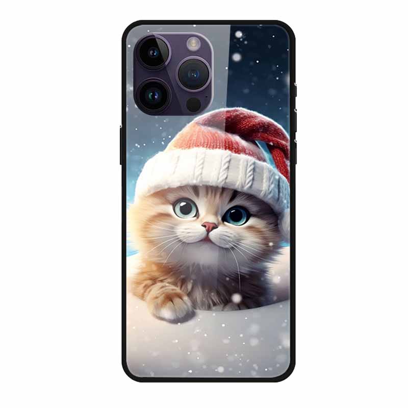 Закаленное Стекло Чехол Для iphone 15 Pro Max Чехол Жесткое Стекло Задняя Крышка Мягкий ТПУ Бампер Для iphone 16 Pro Max Чехол для Телефона 16Pro Max
