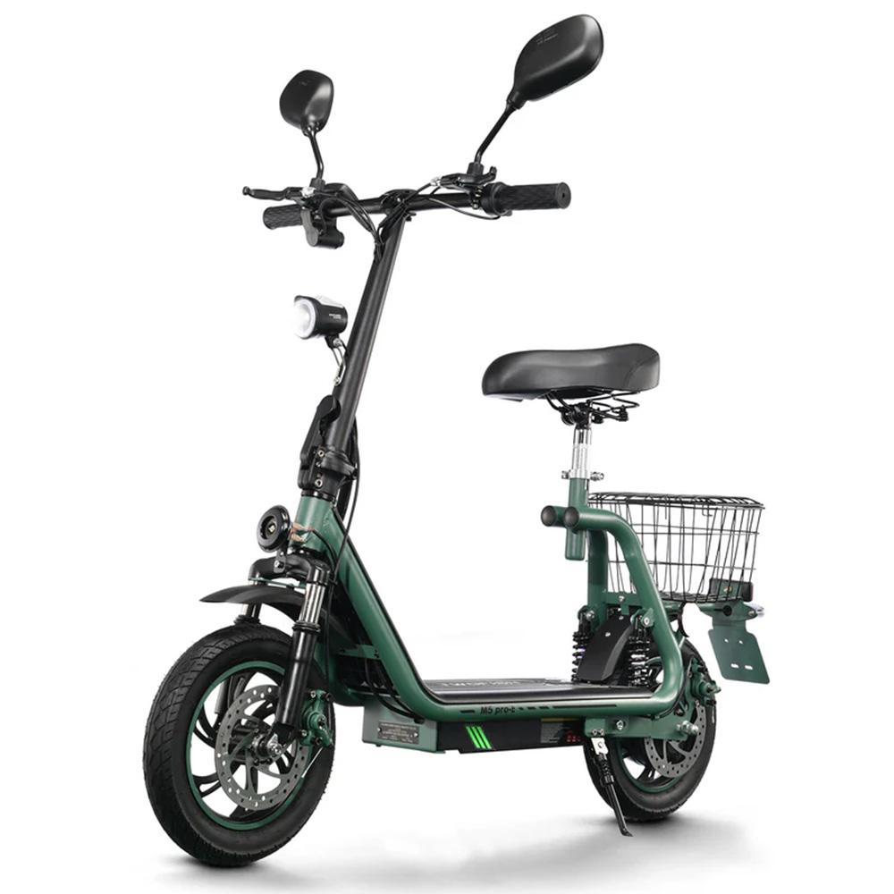 Electric Scooter Twofish M5 Pro 500W Motor Dual Disc Brakes 12" Tire With EEC Certification E-Scooter 48V 13Ah Max Range 30Km