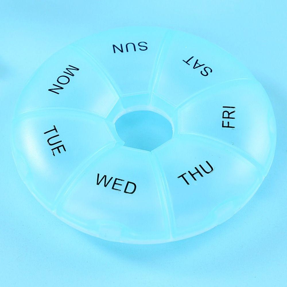 Водонепроницаемая еженедельная таблетница на 7 дней, еженедельная, портативная, дорожный контейнер для таблеток, красочная, удобная, мини-таблетница для путешествий