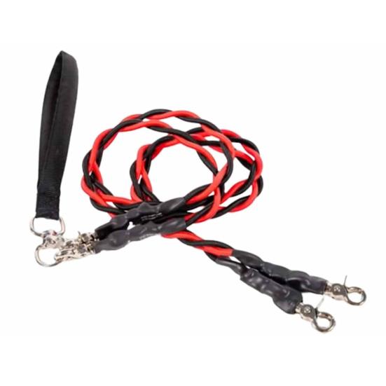 Двойной банджи-поводок для собаки, вращающийся на 360 градусов, не запутывающийся, двойной поводок для двух собак, амортизирующий банджи-поводок для прогулок и тренировок для маленьких, средних и крупных собак