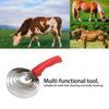 Stainless Steel Curry Comb for Sheep Horses Cows Relieve Itching Stable Supplies