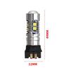 2 шт. Светодиодные лампы PW24W PWY24W Canbus 2323 10SMD Дневной ходовой свет Высокомощная лампа ДХО Автомобильный указатель поворота Белый 6000K 12V
