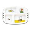 Kanto Plastics Children's Miffy Square Lunch Plate, 28cm Long, CM-20C, Melamine, RLVF001